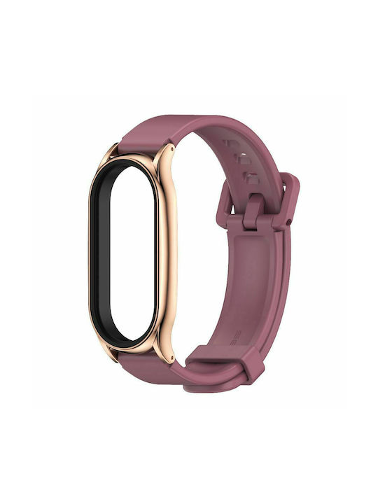 Tech-Protect Iconband Pro Strap Silicone Burgundy (Smart Band 7)