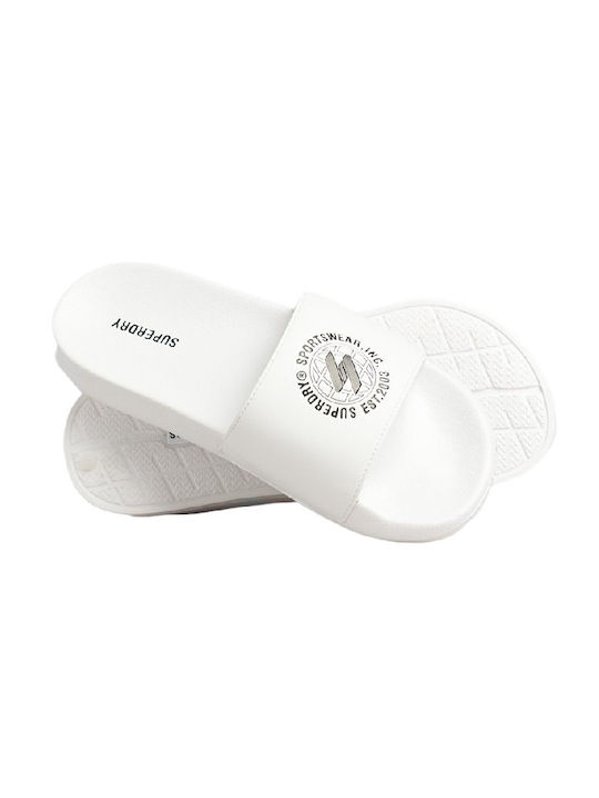 Superdry Men's Slides White