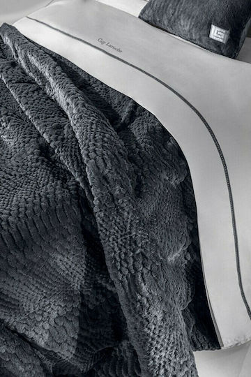 Guy Laroche Crusty Задайте Космено Одеяло Двойно 220x240см Carbon