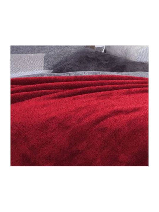 Nef-Nef Homeware Nasty Decke Fleece Einzeln 160x220cm Rot