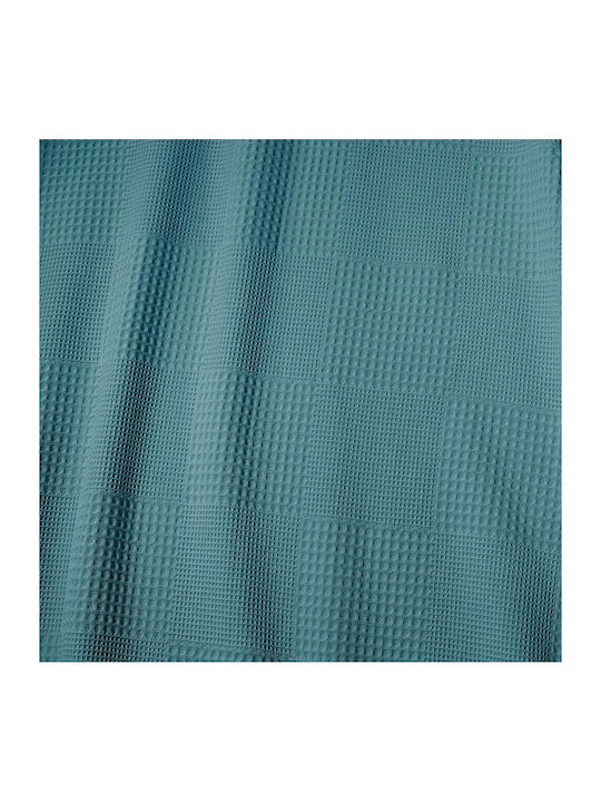 Lino Home Renk Pătură Piqué Simplă 170x240 cm Albastru Petrol