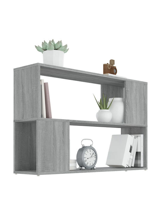 Bibliothek Grau Sonoma 100x24x63cm