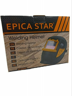 Epica Star Welding Helmet with Flip Front Black