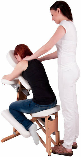 Medicin Wooden Portable Blue Massage and Physiotherapy Chair 85x57cm