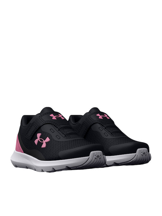 Surge 3 Αθλητικά Παιδικά Παπούτσια Running με Σκρατς Μαύρα