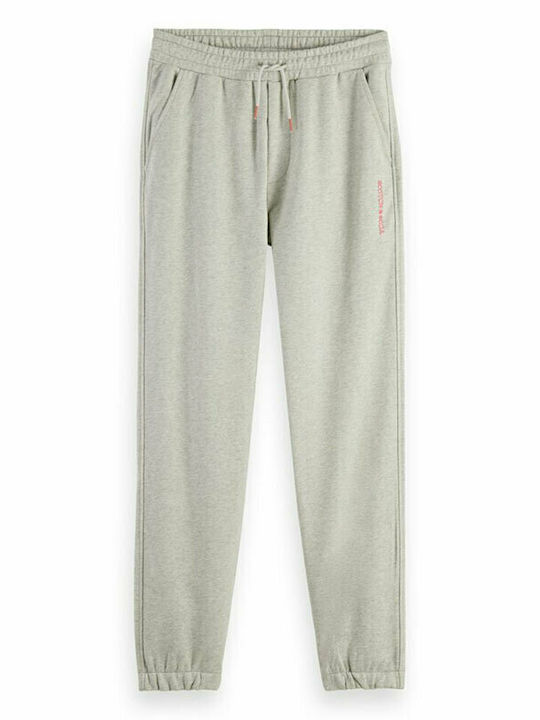 Scotch & Soda Men's Sweatpants with Rubber Gray