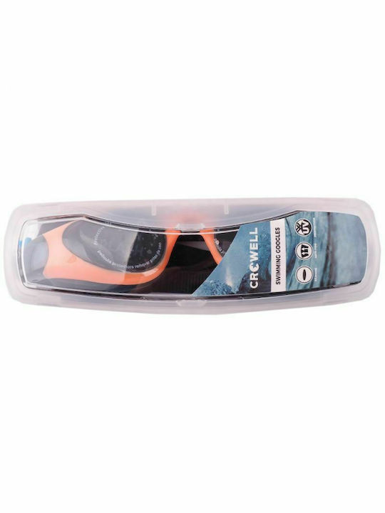 Crowell Crowell Splash Swimming Goggles Kids Myopia Orange okul-splash-czarn-poma