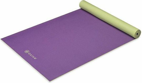 Gaiam Στρώμα Γυμναστικής Yoga Μωβ (173x61x0.4cm)