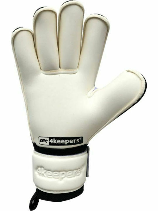 4Keepers Retro IV RF Adults Goalkeeper Gloves Black