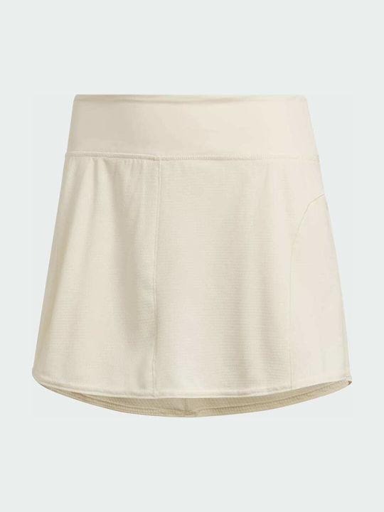adidas HP0722 Women's Beige Tennis Skirt