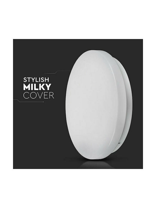 V-TAC Ceiling Mount Light 31cm White with Integrated LED