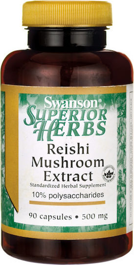 Swanson Reishi Mushroom Extract 500mg 90 capace