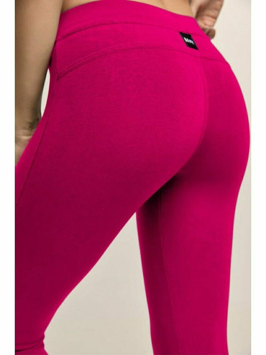 Frauen Capri Leggings Fuchsie