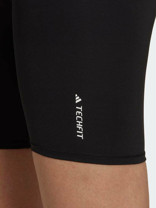 Techfit Bike Training Γυναικείο Ποδηλατικό Κολάν Σύσφιξης Ψηλόμεσο Μαύρο