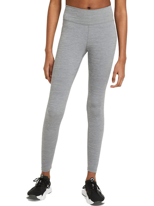 One Women's Long Yoga Legging High Waisted Dri-Fit Gray