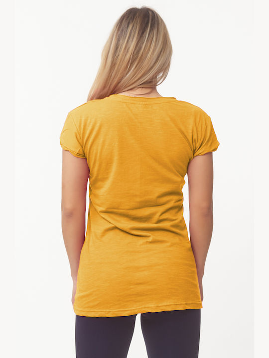 Bodymove Women's T-shirt Yellow