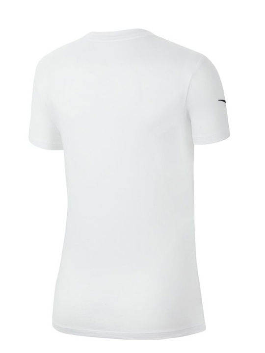 Nike Damen Sportlich T-shirt Weiß