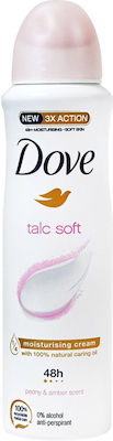 Dove Talc Soft 3x Action Αποσμητικό 48h σε Spray 150ml
