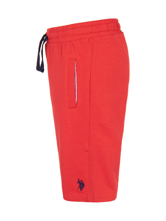 Pantaloni scurți pentru copii FLC pentru băieți US POLO ASSN 58123155 RED