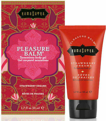 Kama Sutra Pleasure Balm Cremă de masaj cu parfum Vise de căpșuni 50ml