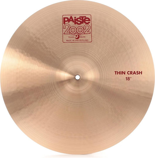 Paiste Πιατίνι Crash 18" 2002 Classic Thin