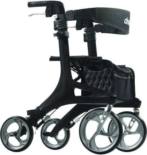Drive Medical Nitro Πτυσσόμενος Περιπατητήρας Μαύρος