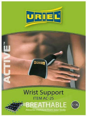 Uriel Active Wrist Brace with Thumb & Strap in Black Color AC-25