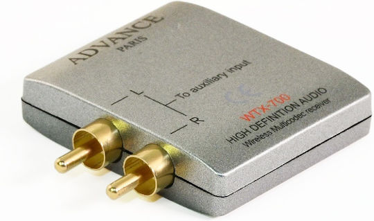 Advance Acoustic WTX-700 Bluetooth Receiver Ασημί
