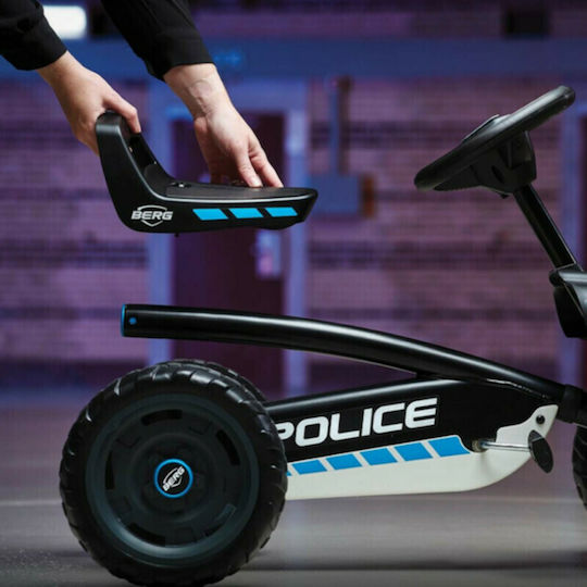 Buzzy Police Go Kart Cu Un Loc Cu Pedală Negru
