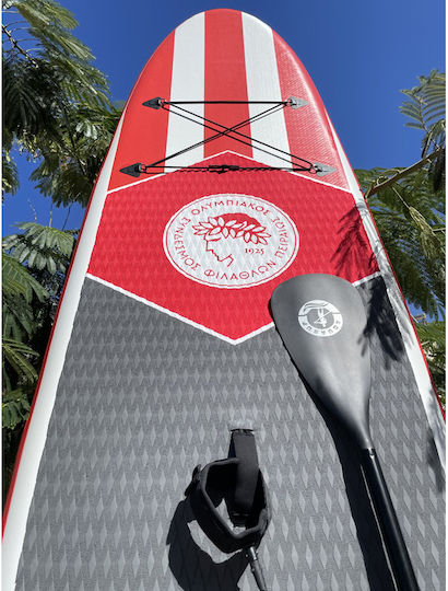Aquasup Official Olympiakos 11.6" Inflatable SUP Board with Length 3.5m Red