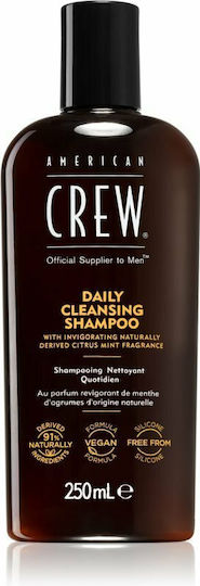 American Crew Daily Cleansing Σαμπουάν Ενυδάτωσης & Βαθύ Καθαρισμού για Όλους τους Τύπους Μαλλιών 250ml