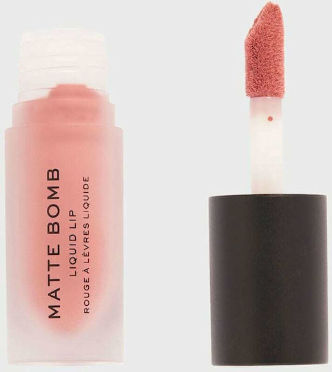 Revolution Beauty Matte Bomb Lang anhaltend Flüssig Lippenstift Matt Fancy Pink 4.6ml