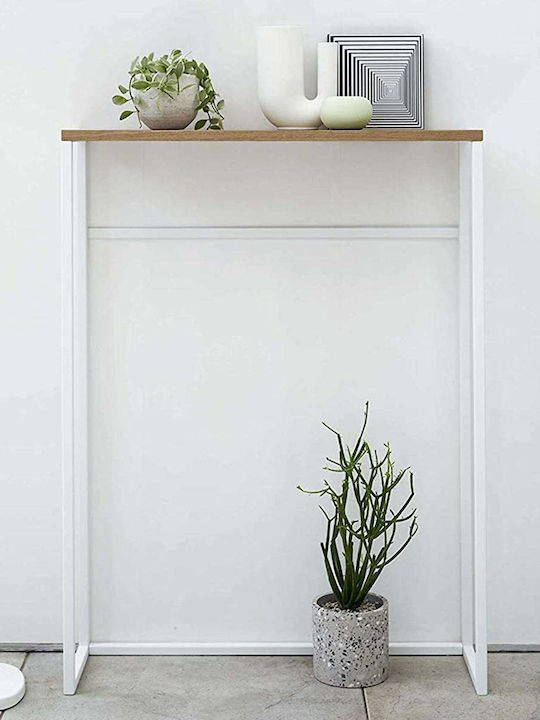 Tower Console Table Wood & Metal YMZK L60xW18.5xH80.5cm
