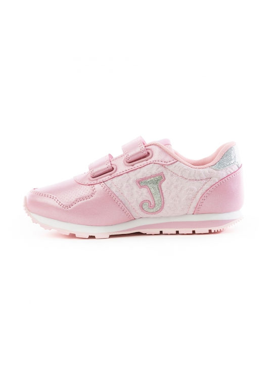 Joma Kids Sports Shoes Running with Velcro Pink