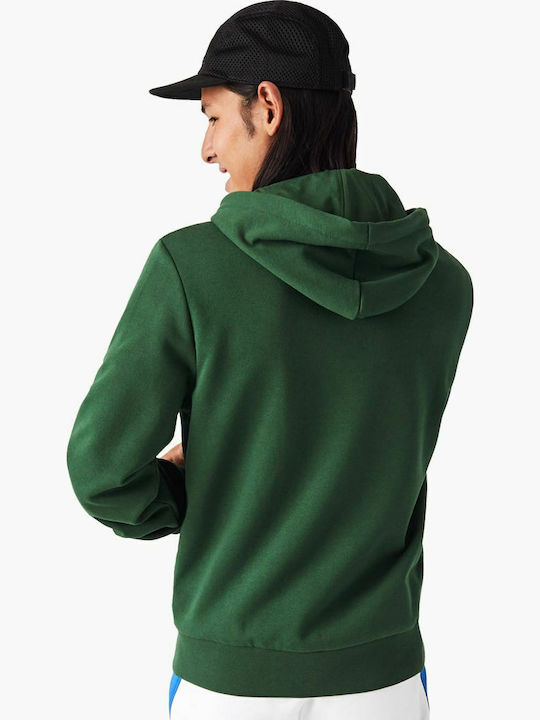 Green Hoodie Cardigan