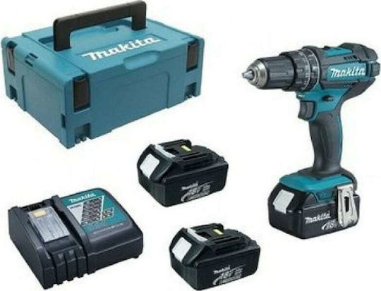 Makita DHP482RF3J Ударен Двигател За Бормашина На Батерия 18V 3x3Ah