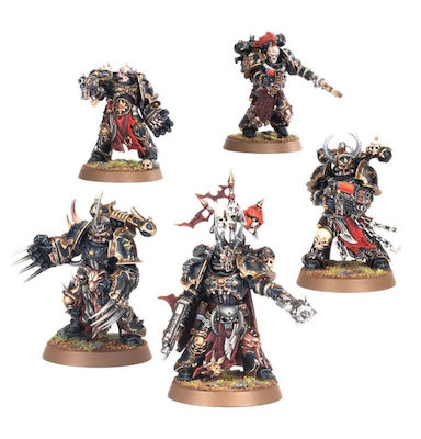 Games Workshop Warhammer Chaos Space Marine: Chosen Unbemalte Figuren 99120102141