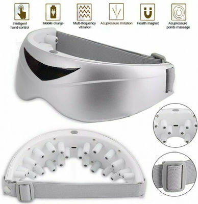 Eye Massager Συσκευή Μασάζ για τα Μάτια με Δόνηση Μαύρη H-990