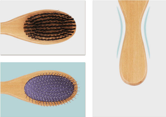 Nobleza Brush for Misc Hair Lengths Double Sided for Hair Removal