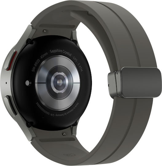 Samsung Galaxy Watch5 Pro Titanium 45mm Waterproof with Heart Rate Monitor (Gray)