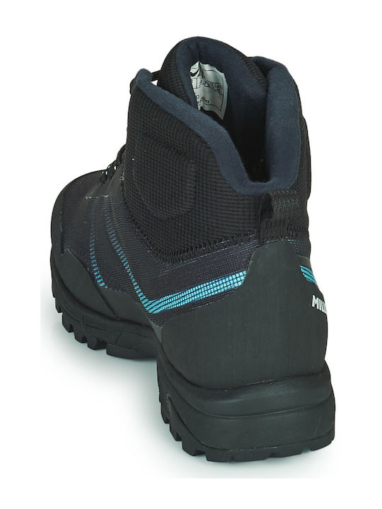 Millet Hike Up Mid GTX Γυναικεία Ορειβατικά Μποτάκια Αδιάβροχα με Μεμβράνη Gore-Tex Μαύρα