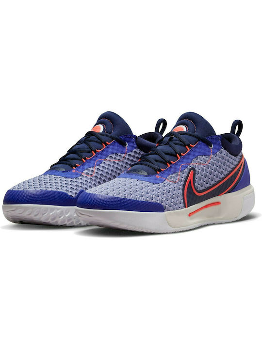 Nike Zoom Pro Men's Tennis Shoes for Hard Courts Lapis / Bright Crimson / Midnight Navy