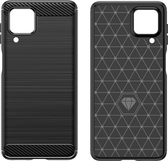 Hurtel Carbon Back Cover Silicon Negru (Galaxy M53 5G)