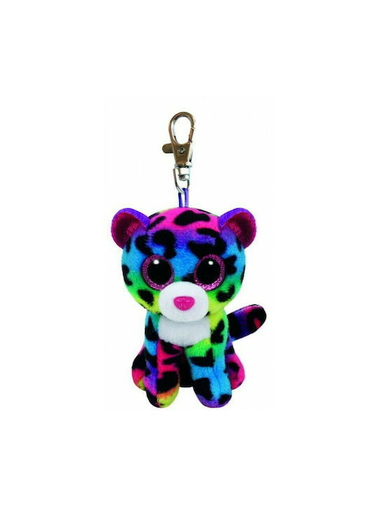 TY Keychain Leopard Fabric