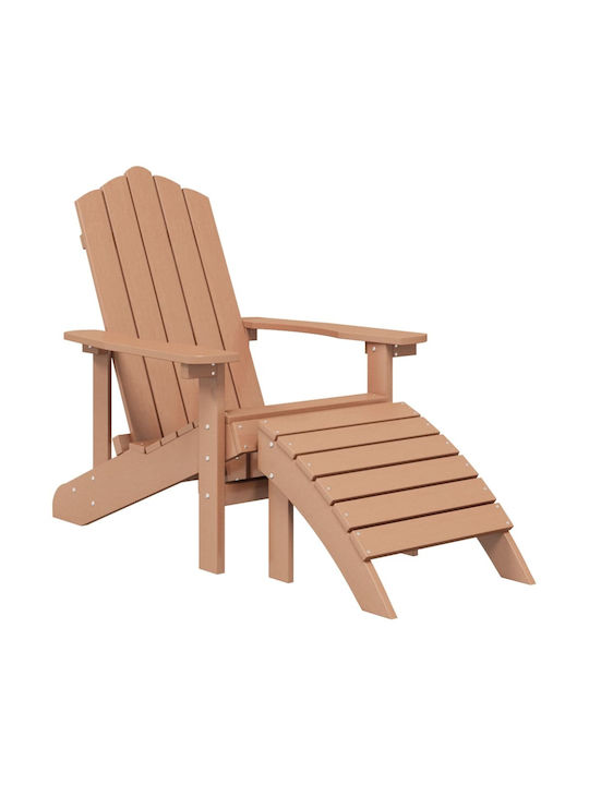 Living Room Set for Small Outdoor Spaces 3 Pieces Brown