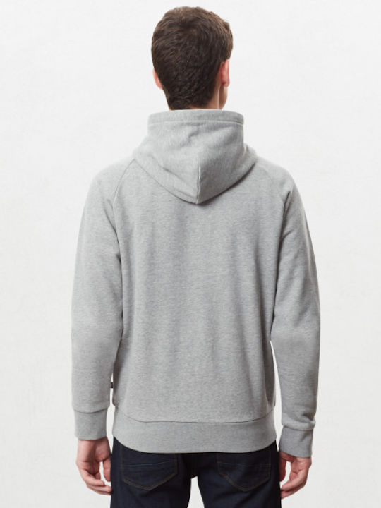 Napapijri Boves Men's Sweatshirt with Hood & Pockets Gray