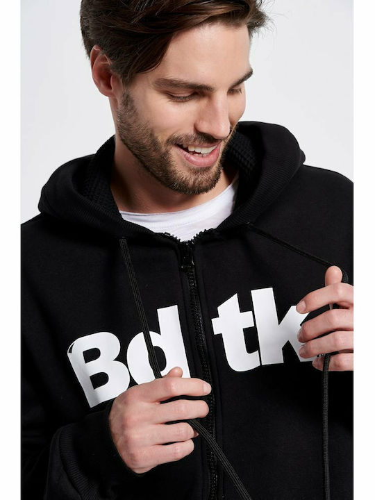 Black Hoodie Cardigan