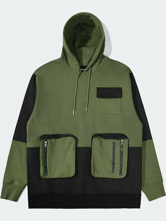 Sweatshirt mit Kapuze Khaki