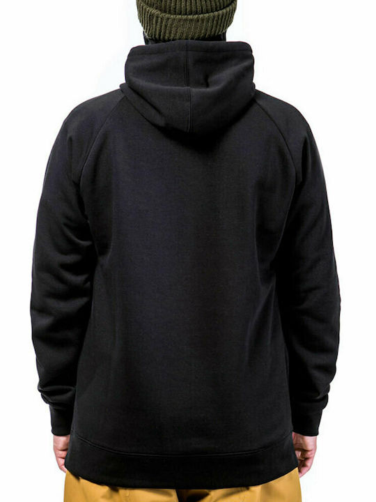 Horsefeathers Sherman Men's Sweatshirt with Hood and Pockets Black