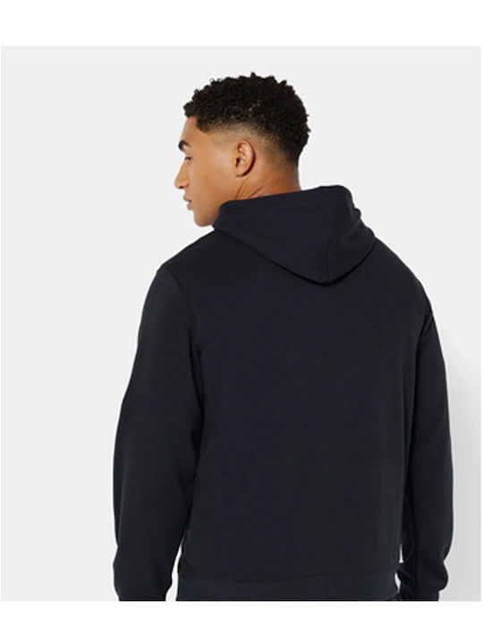 Converse Men's Sweatshirt with Hood and Pockets Black